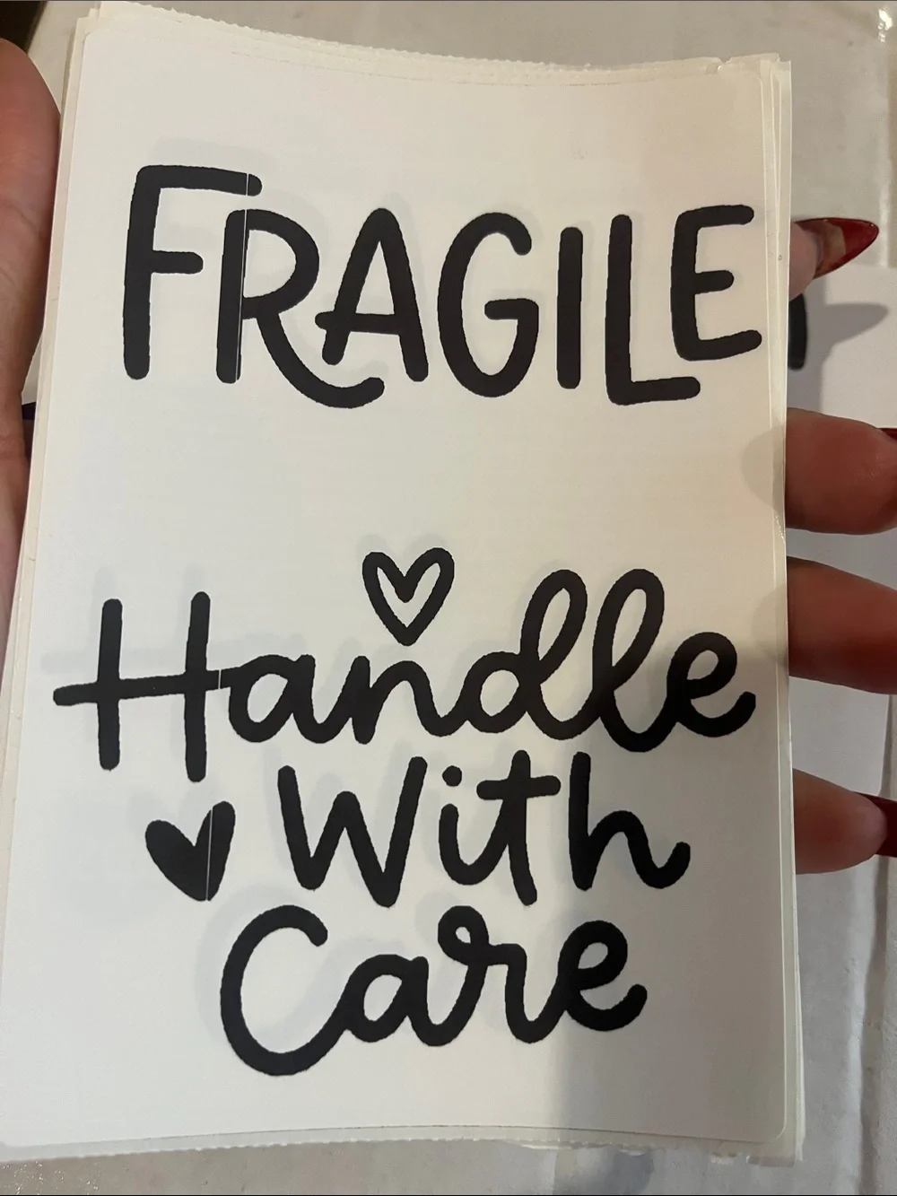 (30) Hand Crafted White 